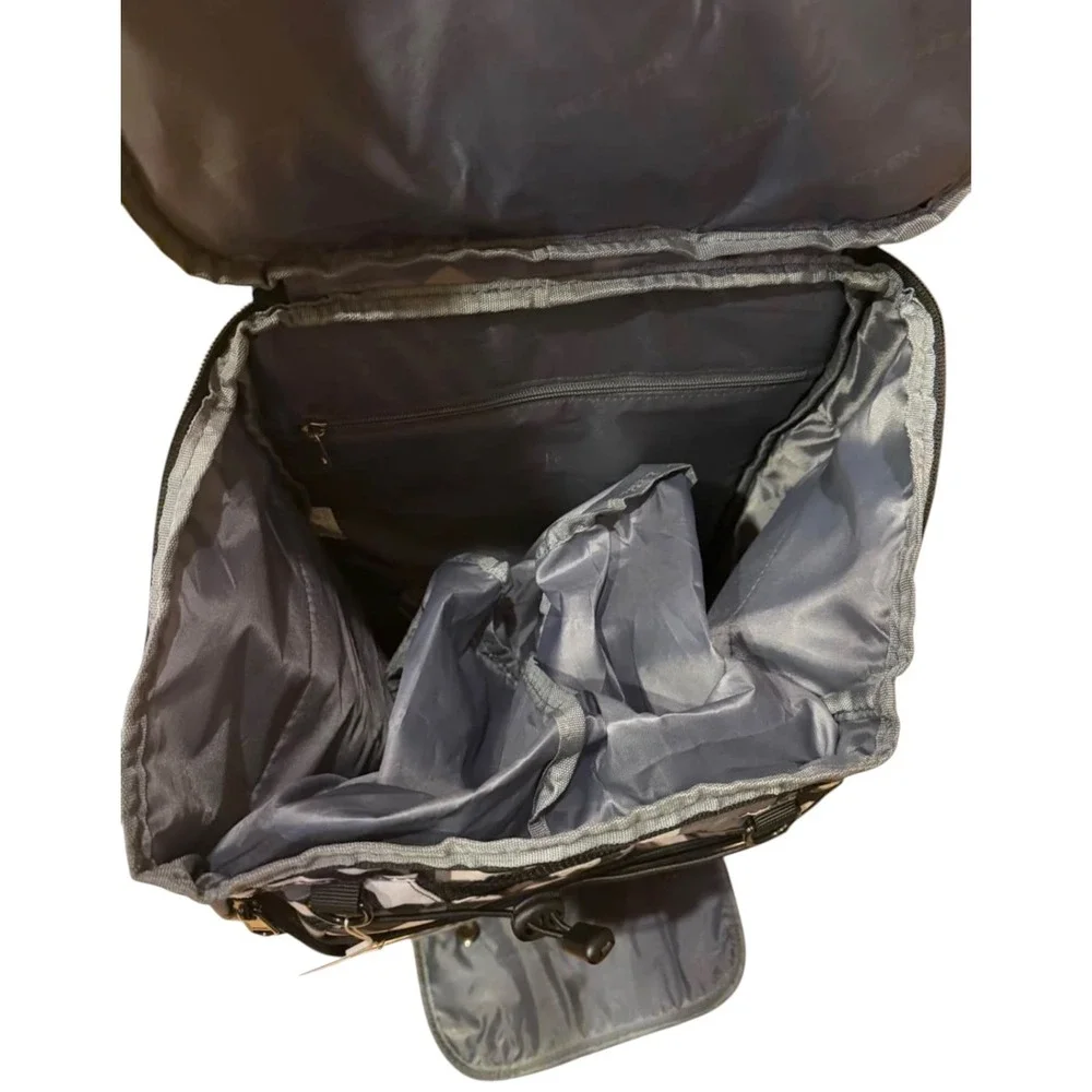 Rucyen Sports Backpack Unisex Large Black White New Ball Compartment Fence Hook